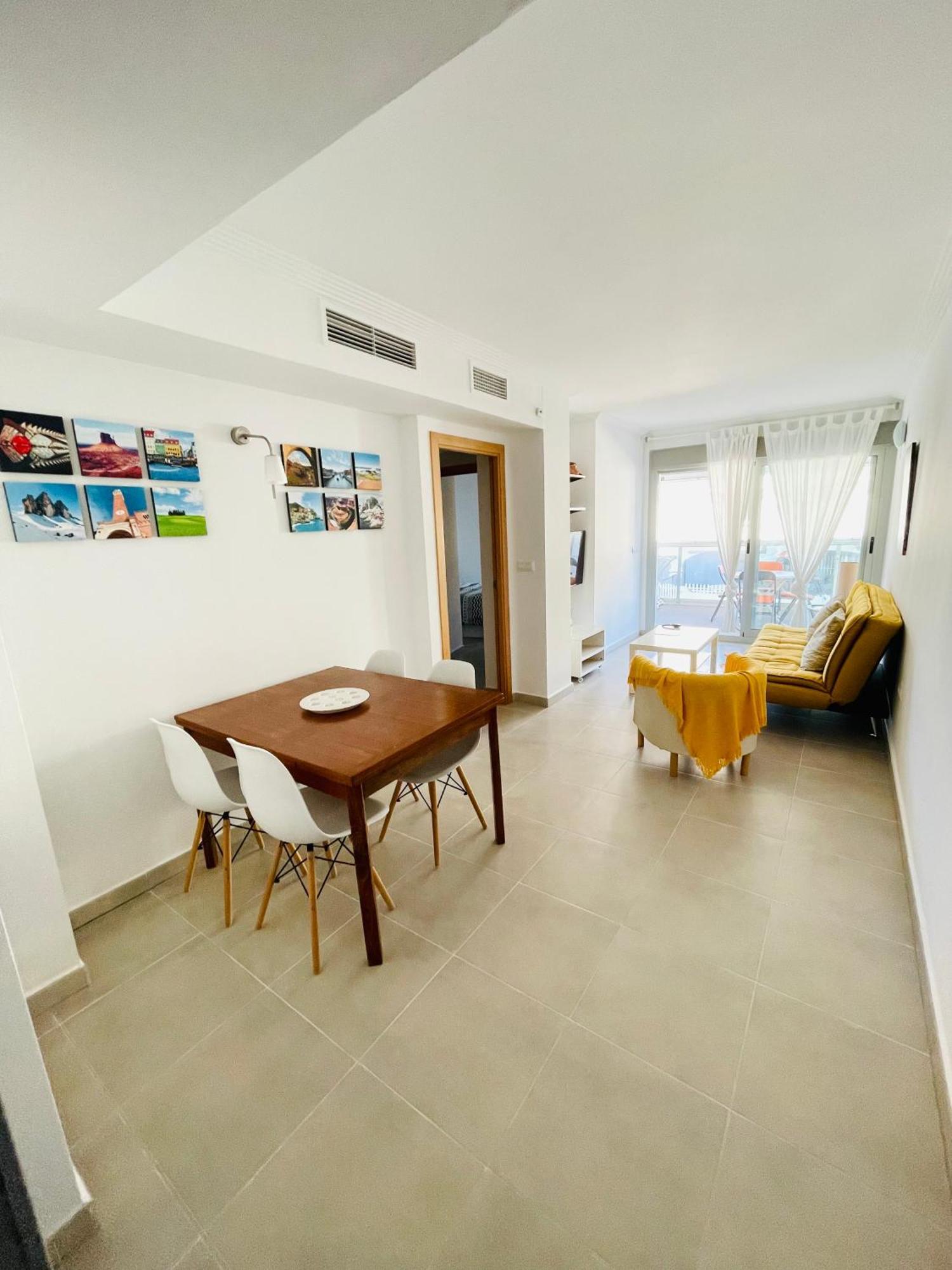 Apartamento Apartamento En Primera Linea Con Vistas A La Playa Ensenada Del Esparto Del Residencial Vina Del Mar La Manga del Mar Menor Exterior foto