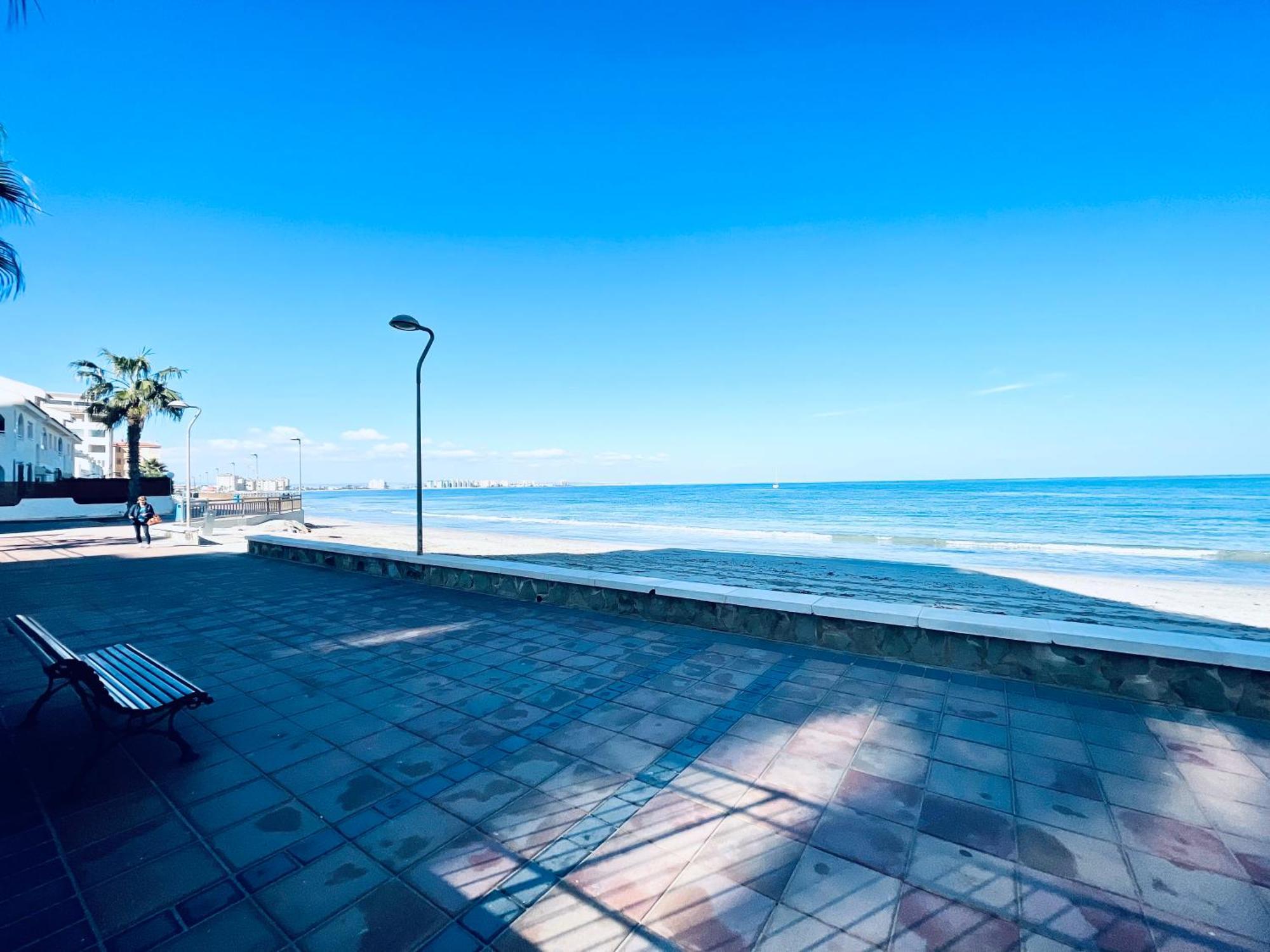 Apartamento Apartamento En Primera Linea Con Vistas A La Playa Ensenada Del Esparto Del Residencial Vina Del Mar La Manga del Mar Menor Exterior foto