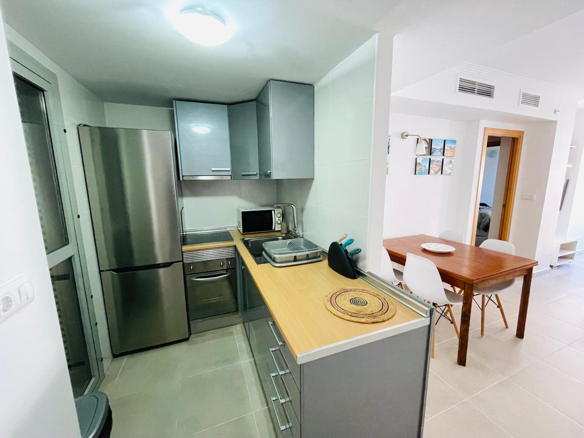 Apartamento Apartamento En Primera Linea Con Vistas A La Playa Ensenada Del Esparto Del Residencial Vina Del Mar La Manga del Mar Menor Exterior foto